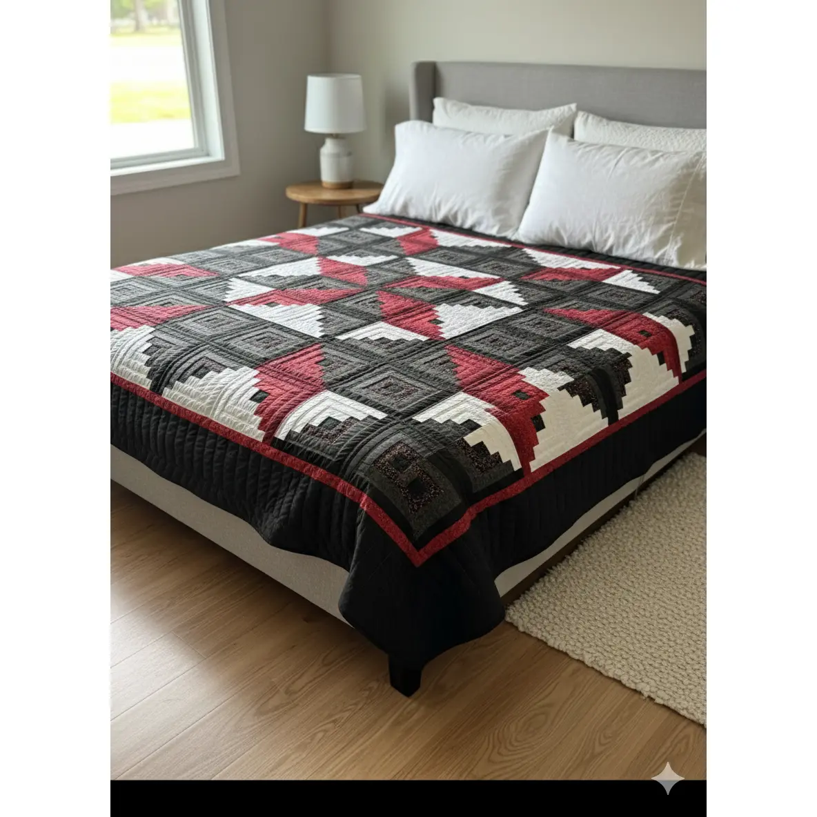 Amish Quilt (Log Cabin Star) Amish Quilt (Log Cabin Star)