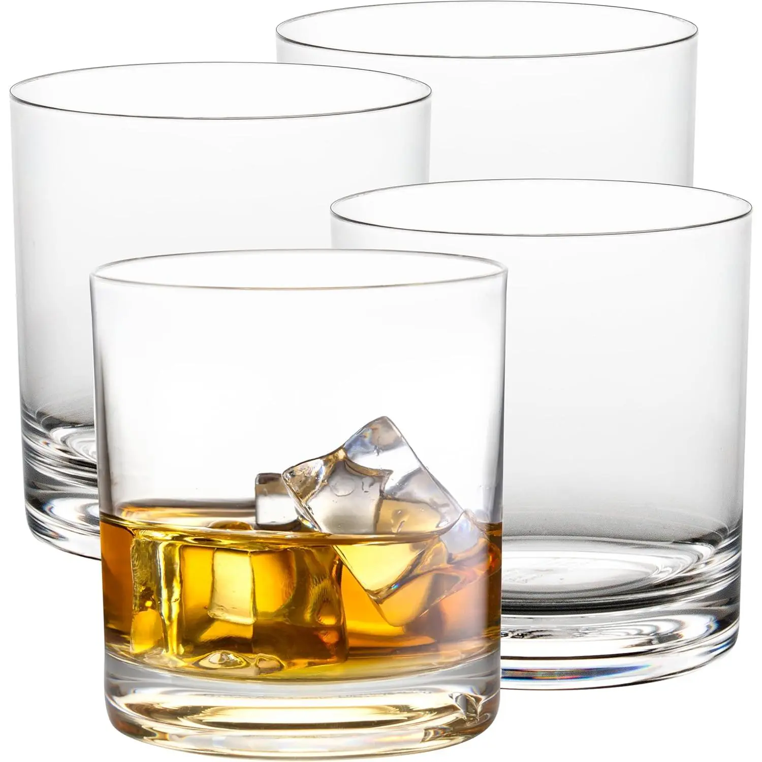 Unbreakable 12 oz  Glasses (Set of 4) -  Shatterproof ,  & Old Fashioned Glasses - Indoor Outdoor  &  Glasses Set -  Glass  Set