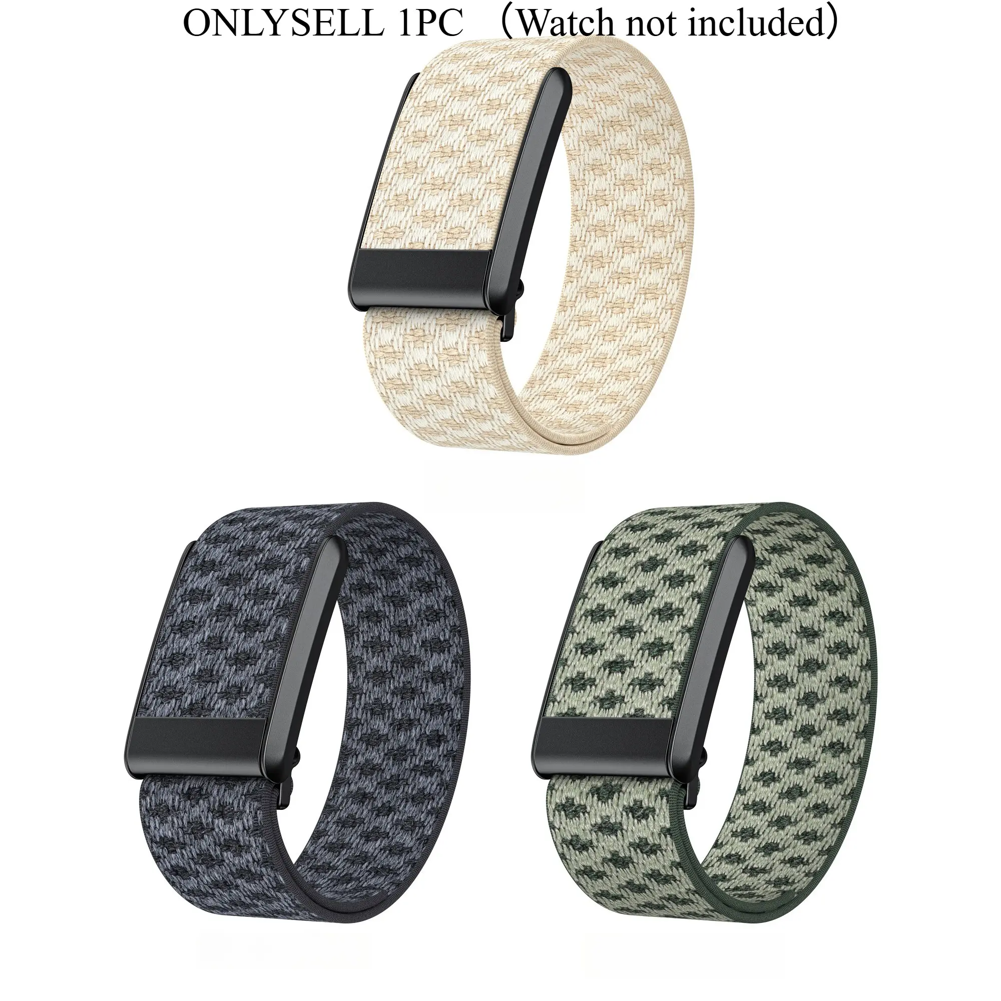 Elastic Sports Wristband, Replacement Watch Band for Smart Watch, Smart Watch Straps, Wearable Tech Accessories Compatible with Whoop Smart Wristband Watch, Smartwatch Strap