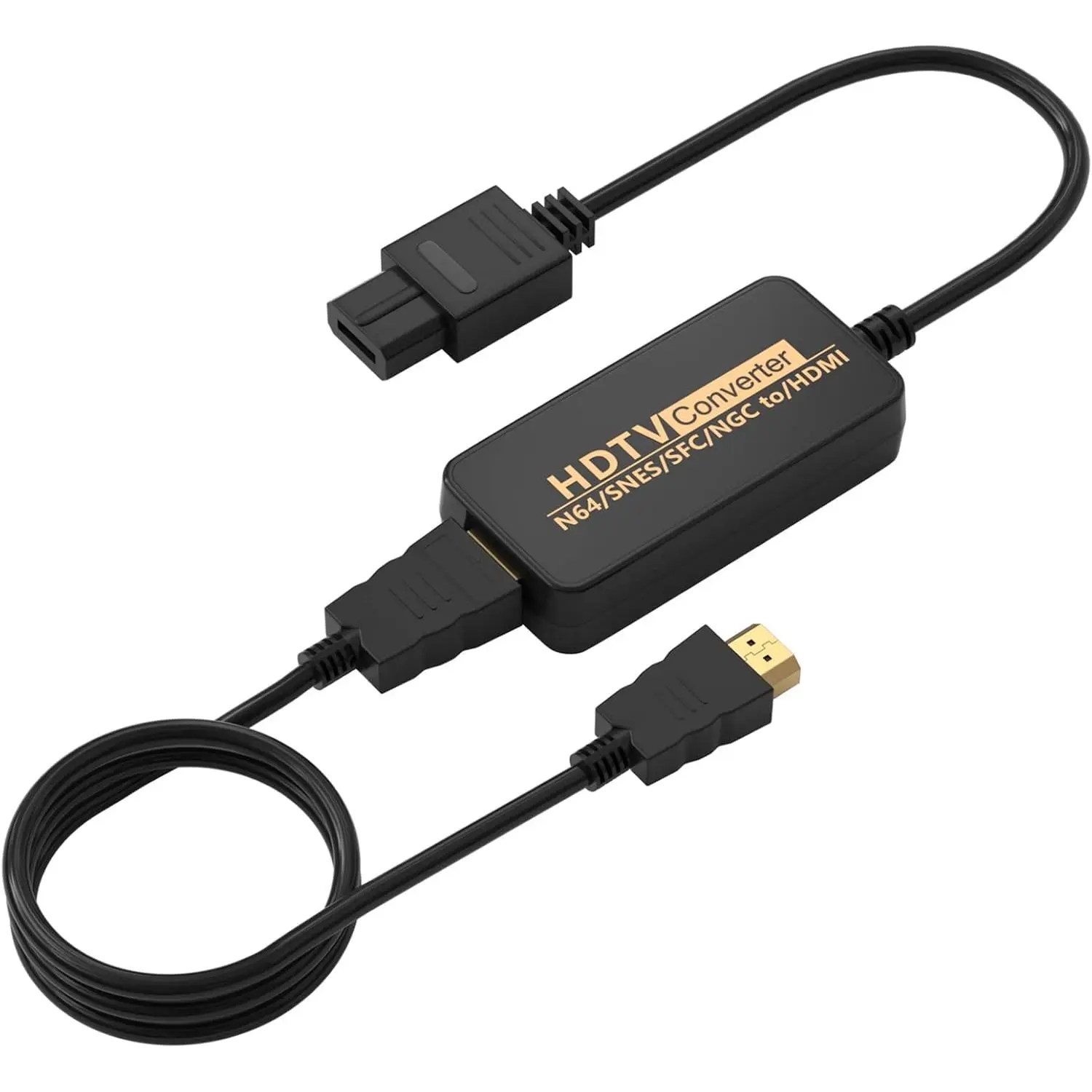 N64 to HDMI Converter, Gamecube hdmi Adapter, HDMI Cable for Nintendo 64/ Gamecube/SNES/SFC/NGC