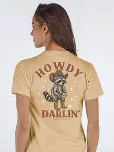 SIMPLY SOUTHERN Short Sleeve Shirt - Howdy Darlin'