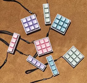 Soothing ASMR Keyboard Fidgets  Mint, Blue, Lavender & Pink