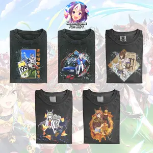 [Uma Musume Fan Shirt Collection] The Vintage Uma Musume: Pretty Derby And Drink Brands Comfort Color Shirt, Uma Musume Graphic Tee, Manga Style Shirt, Horse Girl Graphic Shirt, Y2K Gaming Shirt, Gift for Men, Crew Neck Shirt, Trending Shirt