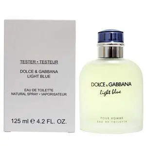 Dolce & Gabbana Light Blue Men Tester 125ml (4.2 FL.OZ) Eau De Toilette