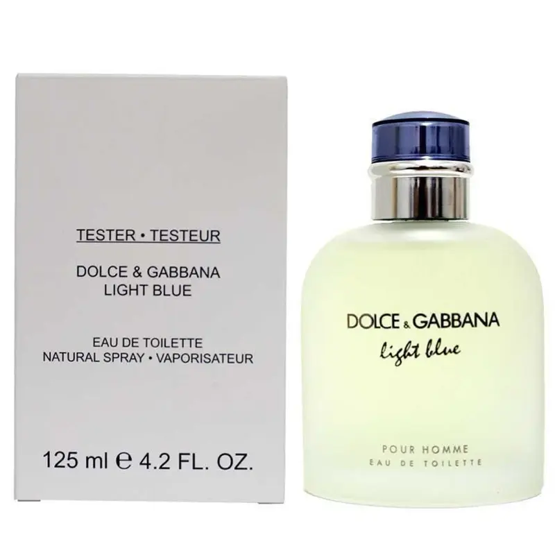 Dolce & Gabbana Light Blue Men Tester 125ml (4.2 FL.OZ) Eau De Toilette