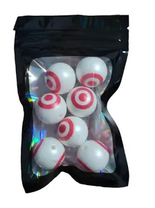 20mm Bubblegum Beads - Bullseye Design