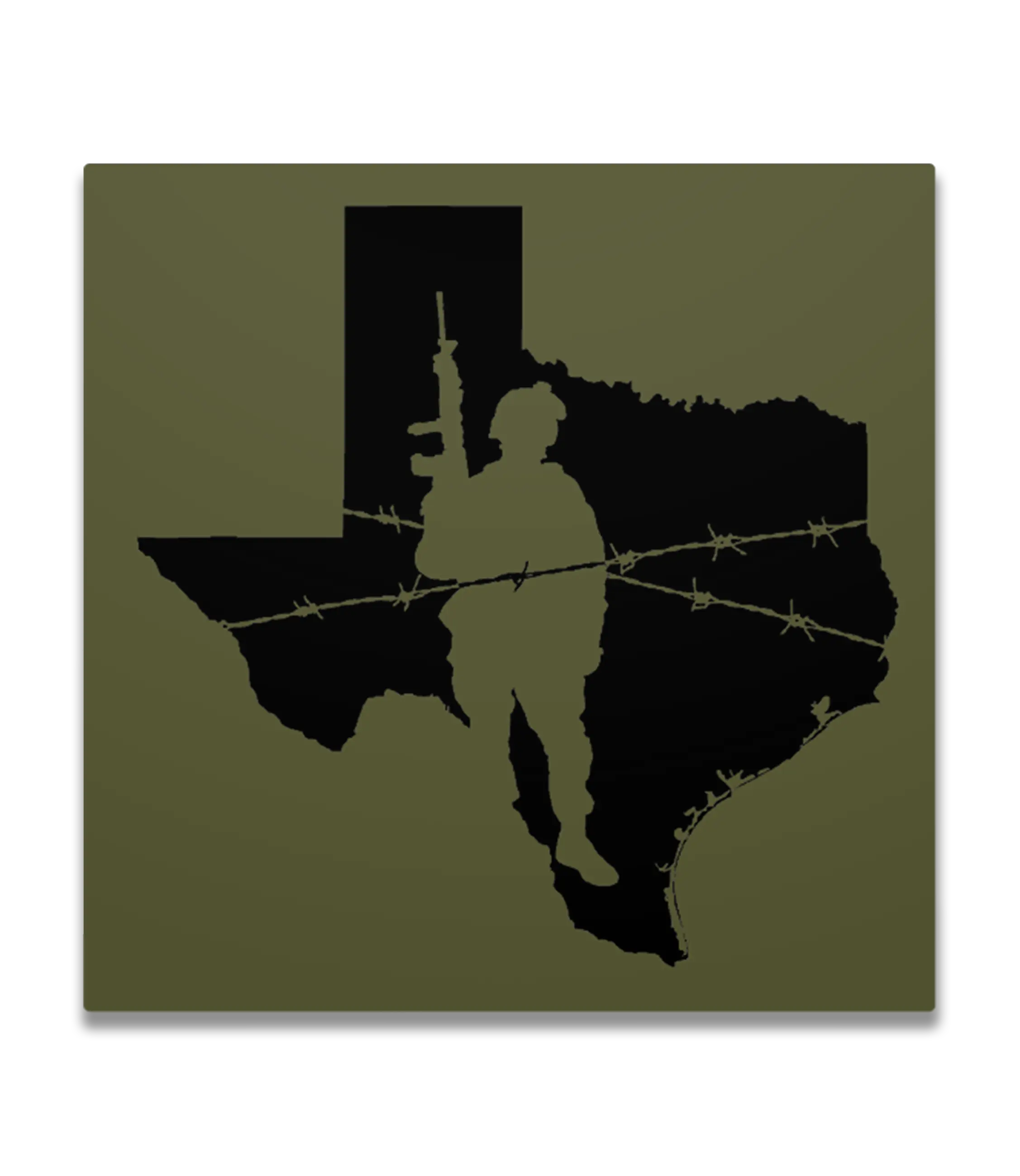 Premium Texas Border Soldier Sticker, DIY Scrapbooking & Stamping Toy Hobby Decal