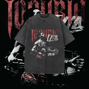Ilia Topuria Tee, Vintage MMA Graphic Design T-shirt, Boxing T-shirt, UFC MMA Shirt, Gym Wear, Gift for Fighters, Sports Apparel