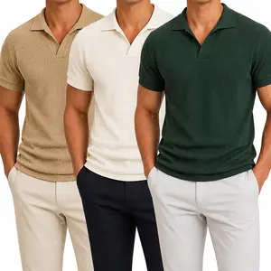 2026 #SummerVibes New Spring & Autumn Minimalist Versatile Indoor Evening Party Everyday Outdoor Comfortable Fashion Trendy Unisex Polyester Casual Knit Short Sleeve Sweater, Tops, Knitted