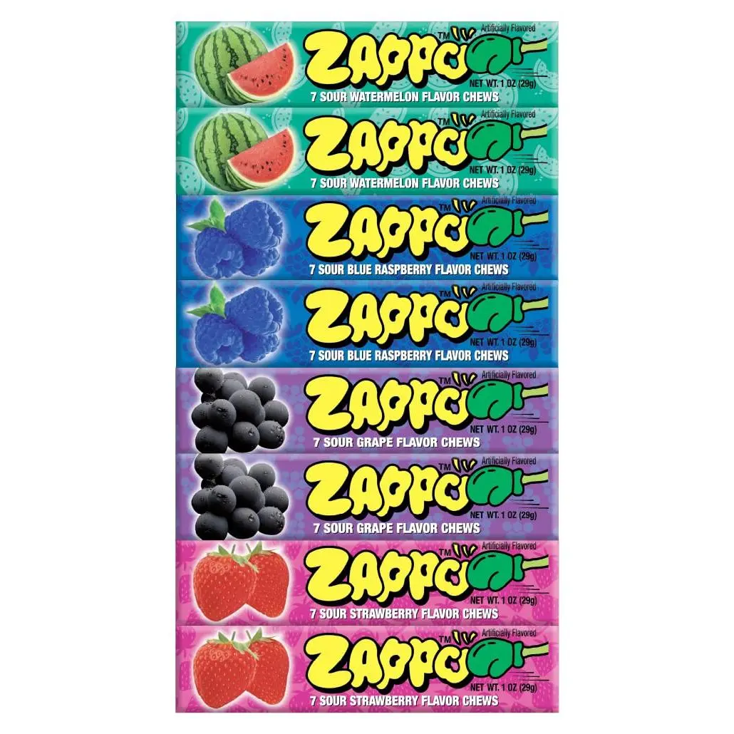 Sour Flavored Chews Packs (8 Pack, Mix) Sour Flavored Chews Packs (8 Pack, Mix)