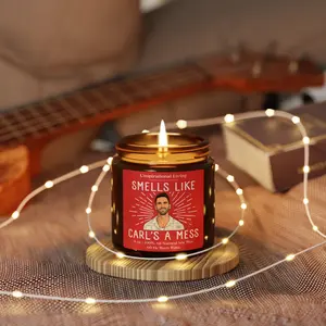 Smells Like Carl's A Mess Scented Soy Candle, Tv Show Fan Gifts