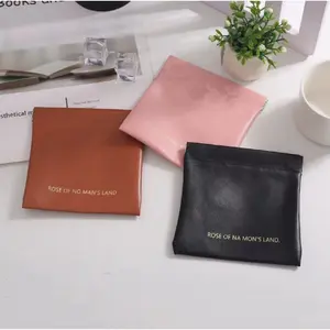 Automatic Closure Earphone Storage Bag, Mini Portable Lipstick Makeup Pouch, Wireless Headset Organizer, Zero Wallet Holder