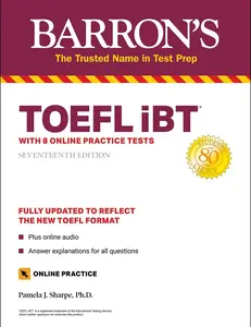 USED-TOEFL IBT: With 8 Online Practice Tests by Sharpe, Pamela J. (Paperback)