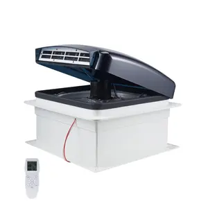 VEVOR RV Vent Fan, 14 inch RV Roof Vent Fan 12V, Powerful 10-Speed Reversible Fan with Remote Control, Built-in Rain Cover, Power Top Lid, 12 inch Fan Blade, Fits 14x14 inch Roof Openings