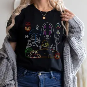 Ghibli Characters Inspired Unisex T-shirt