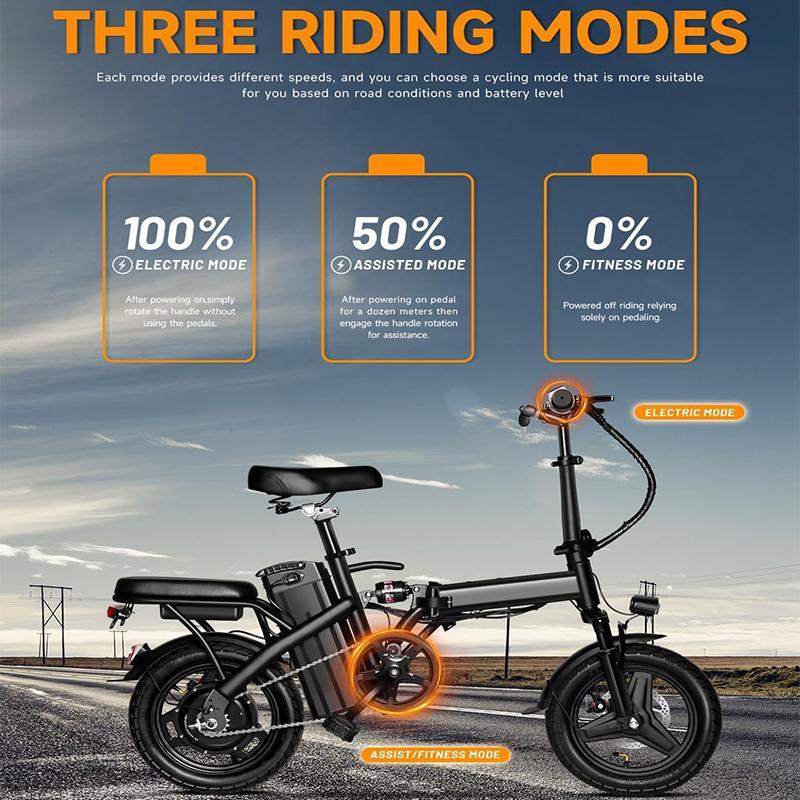 A1 750W Folding Ebike,20MPH+ Speed,30+ Mile Range,Removable Battery,Perfect for Daily Commute,UL 2849 Certified