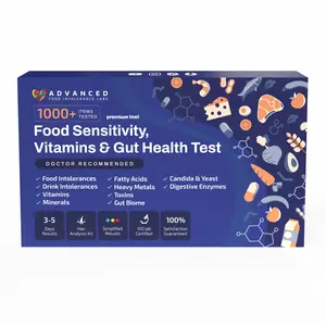 Advanced Food Intolerance Labs Food Sensitivity Vitamins & Gut Health Test 1000+ Items Tested for Sensitivities Nutrient Imbalances & Heavy Metals