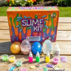 Surprise Easter Egg Slime Set - DIYRainbow Slime Craft Kit, Fun Spring Activity forKids, Perfect Easter Egg Hunt Gift