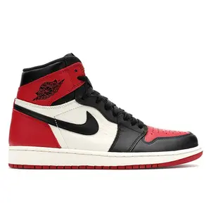 Jordan Men's 1 Retro High Bred Toe Basketball Shoes, from StockX