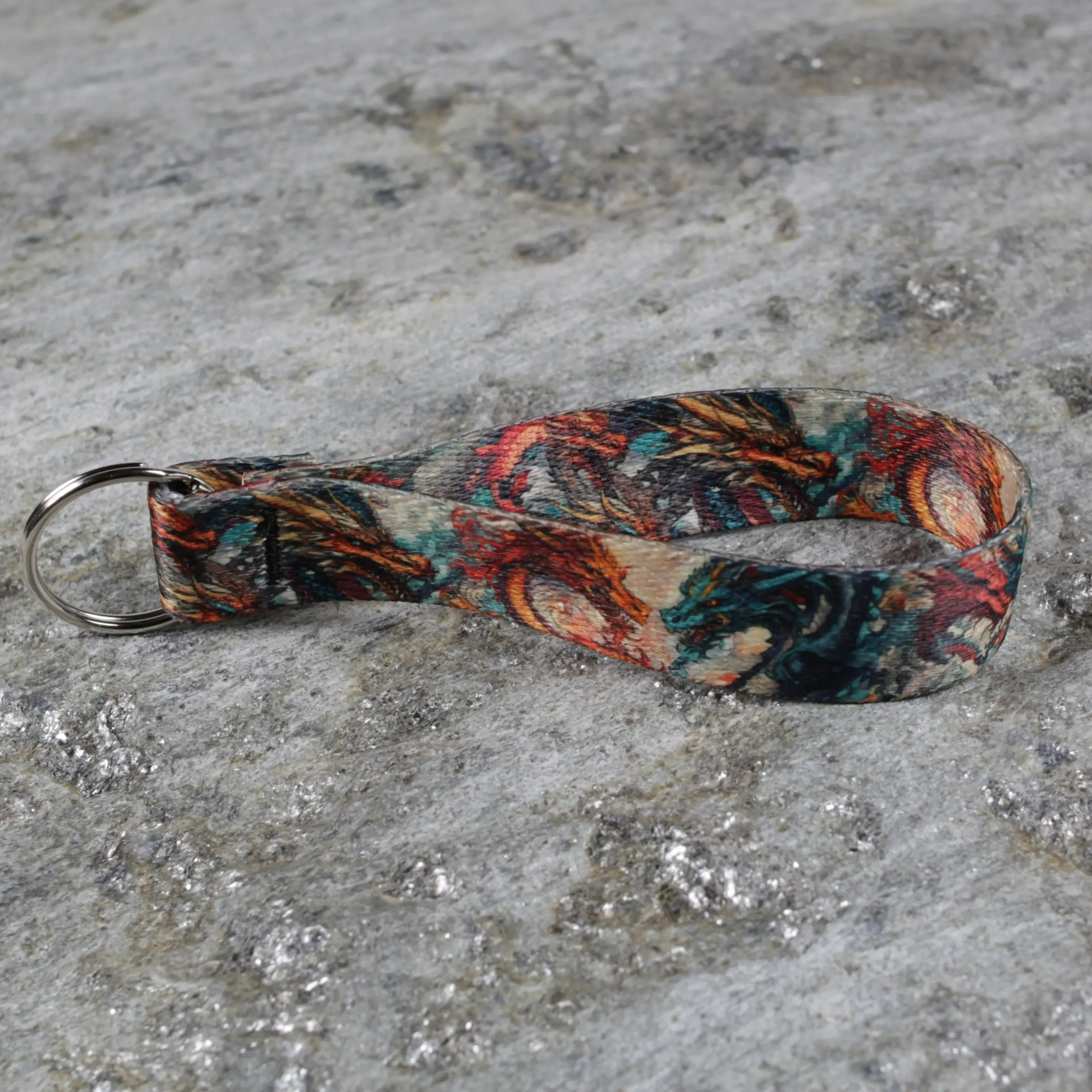 Northwest Straps 80's Inspired Webbing Wristlet Keychain - Compact