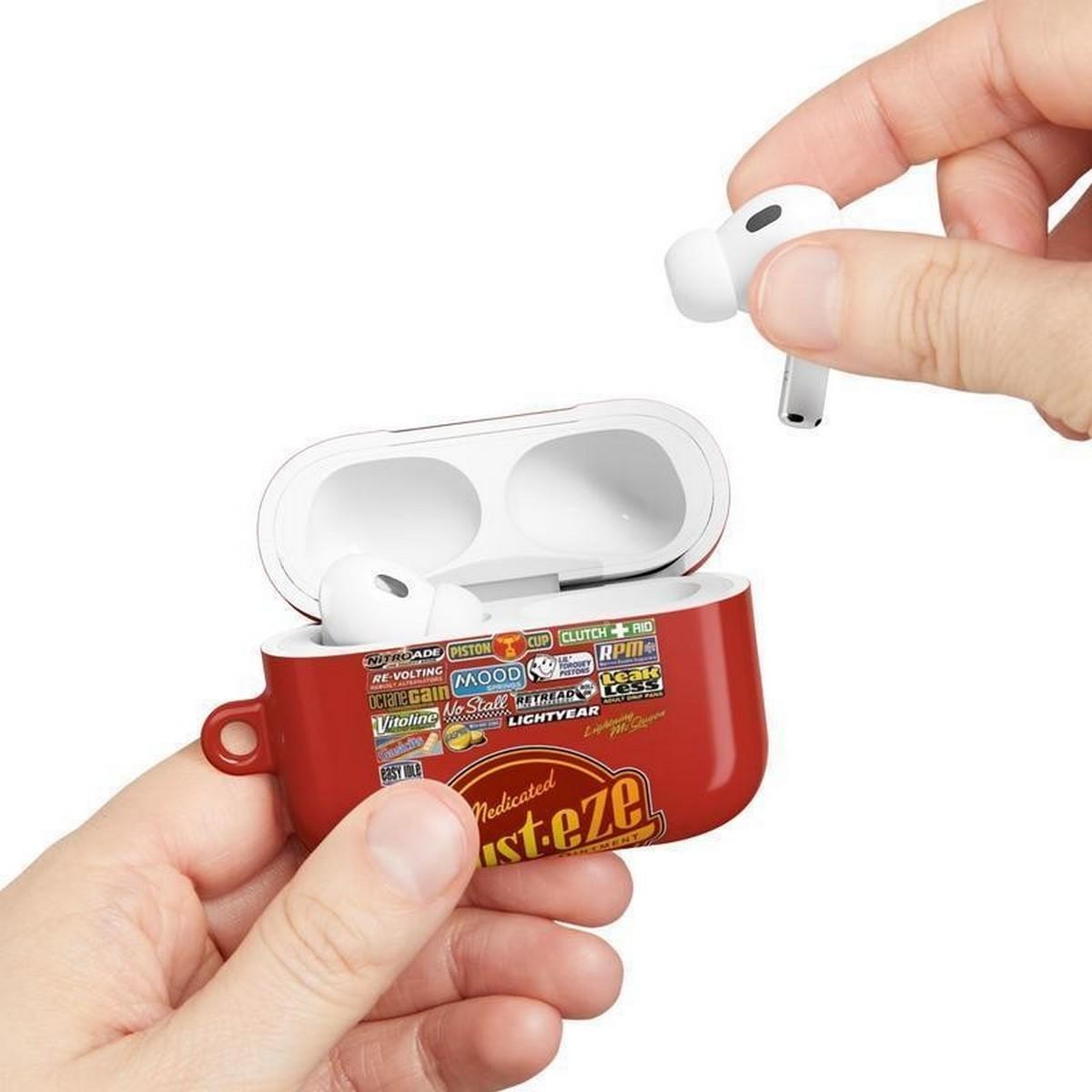 Racing Car 95 Lightning Red Soft Silicone Case for all Gen 1 2 3 4 Pro 1 2 Aesthetic Air Pods Case Cover Protective