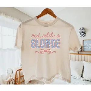 Red, White and Blonde   Tee, Coquette   Tee