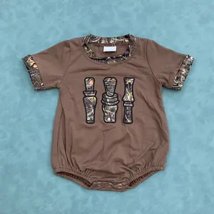 Camouflage Duck Call Boys Romper