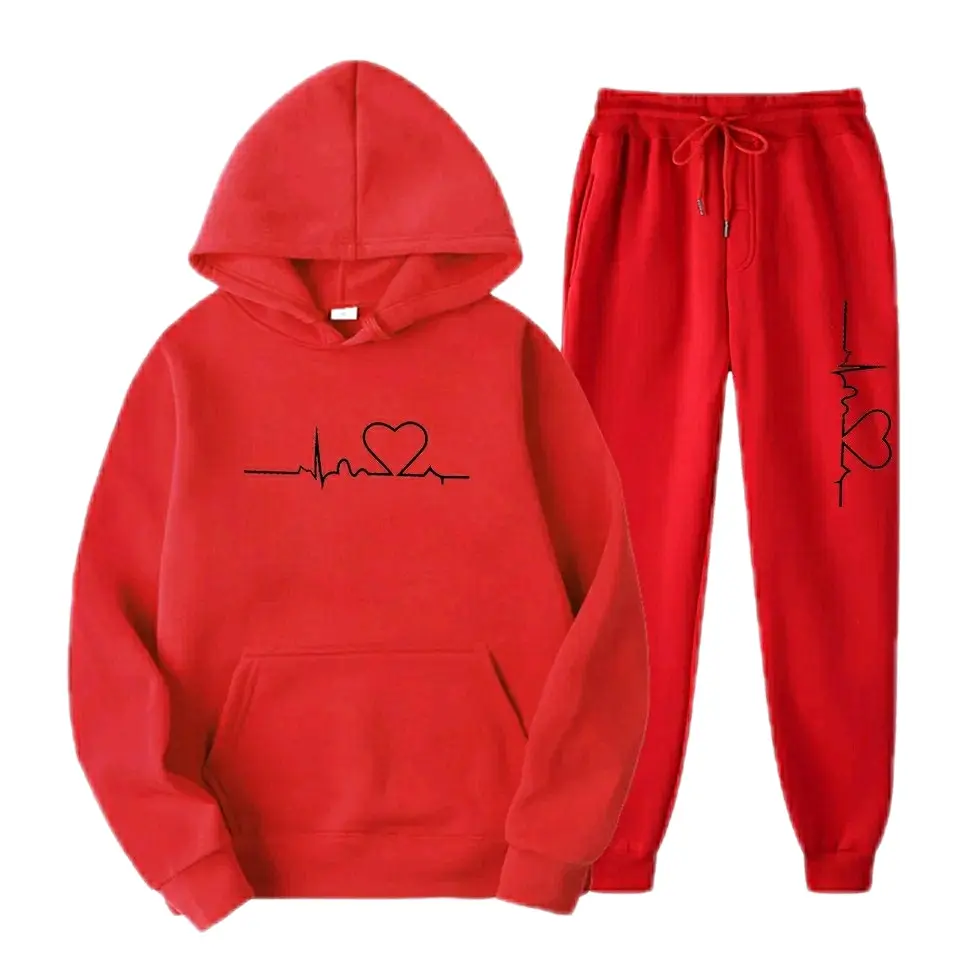 2 pieces tracksuits XS through XL Cotton Polyester Machine Washable Long Sleeve