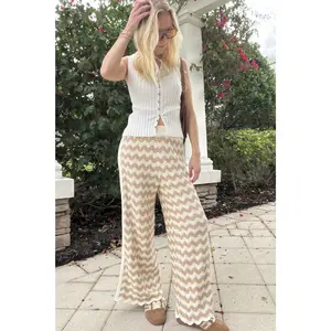 Daytripper Wavy Chevron Knit Pants