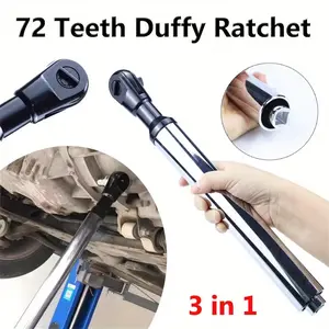 1-piece offset extension wrench impact - electric ratchet wrench, multifunctional durable power ratchet wrench, chain drive wrench extender, dual-mode torque control, suitable for small spaces