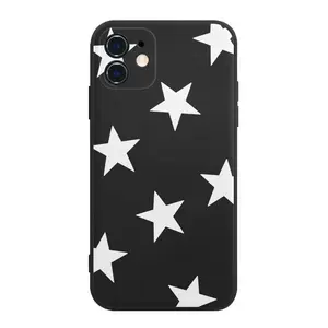 Cell Phone Case for IP 17/16/15/14/13/12/11 Series (Pro, Pro Max & Standard) - Trendy Creative Star Pattern, Military-Grade Drop Protection & Scratch Resistant, Premium Soft Silicone Full-Body Cover