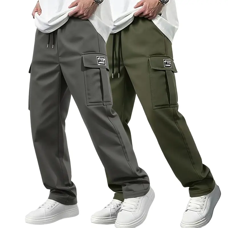 Dark gray + army green