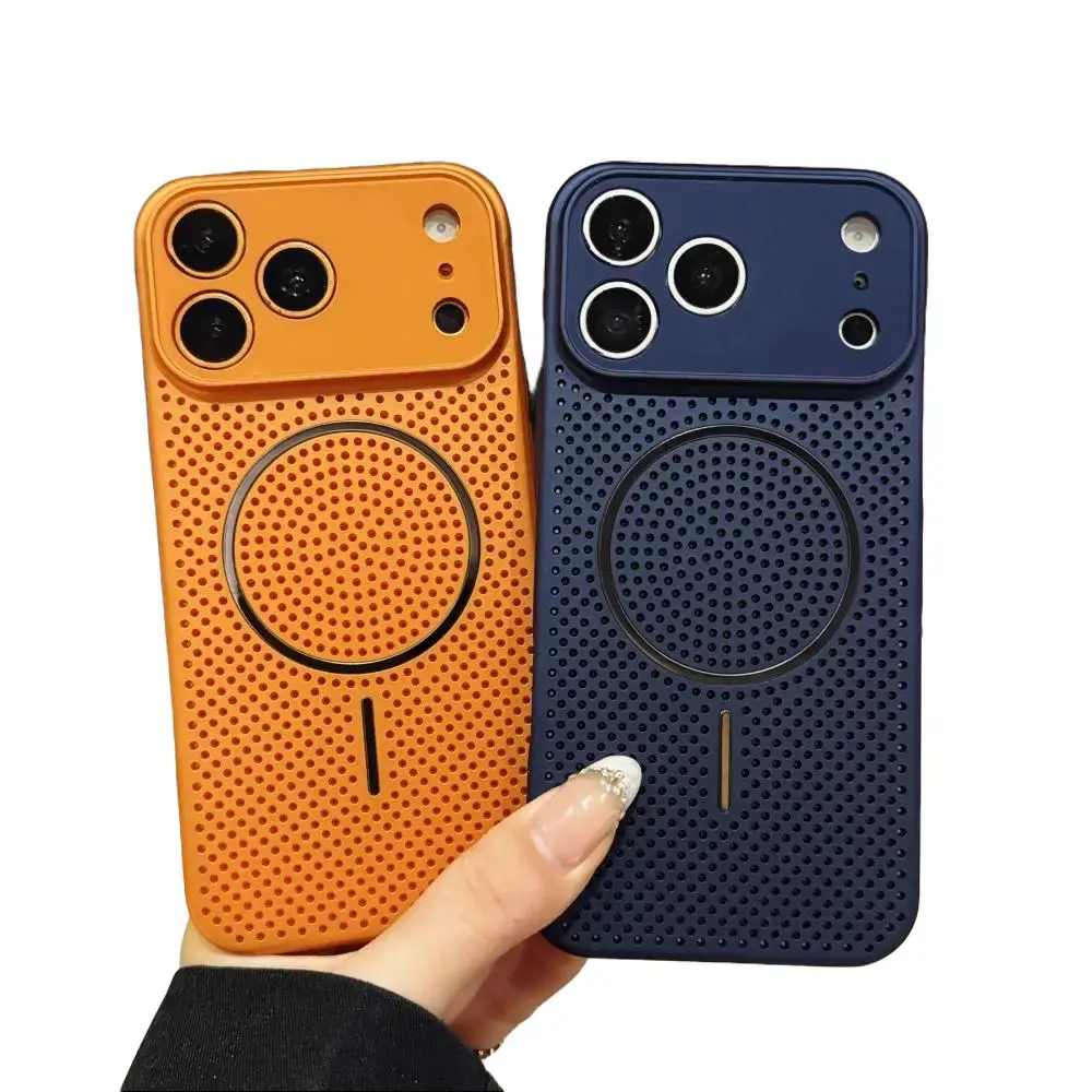 Phone Case - Suitable for Iphone 17, 16, 15, 14 Plus, 13, 12 Pro Max. Compatible with Magsafe Magnetic Phone Cases. This Luxurious Painted Matte Material Phone Case Features Heat Dissipation And Drop Protection Functions