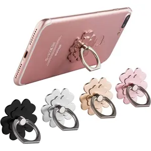 X-PRH26  Cell Phone Ring Stand Finger Ring Holder 360 Rotation Phone Holder Ring Grip Compatible with Apple iPhone Samsung and Other Smart Phones or Phone Case 4-Pack Mount Protection
