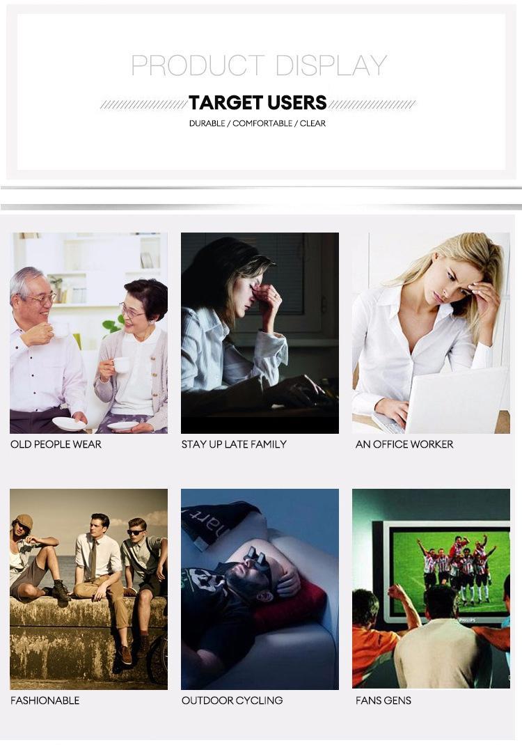 PAXA TJ001 Lazy Glasses, Bed Prism Glasses Spectacles, Horizontal High Definition Glasses, Prism Periscope Lie Down Eyeglasses for Reading and Watch TV in Bed, Unisex