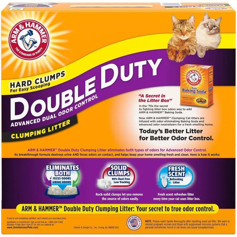 Arm & Hammer Double Duty Advanced Dual Odor Control Clumping Litter