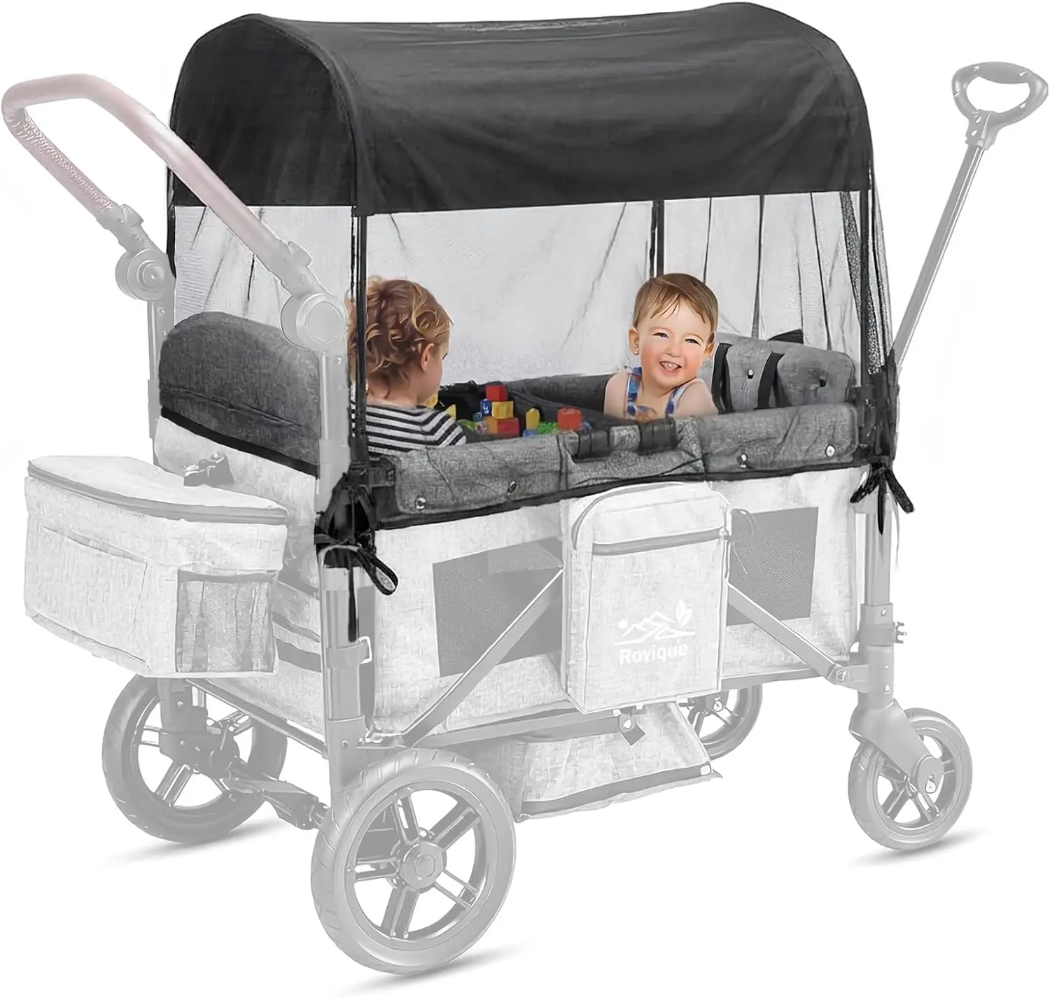 Baby Jogger Stroller with Canopy and Storage Pockets for Babies and Toddlers