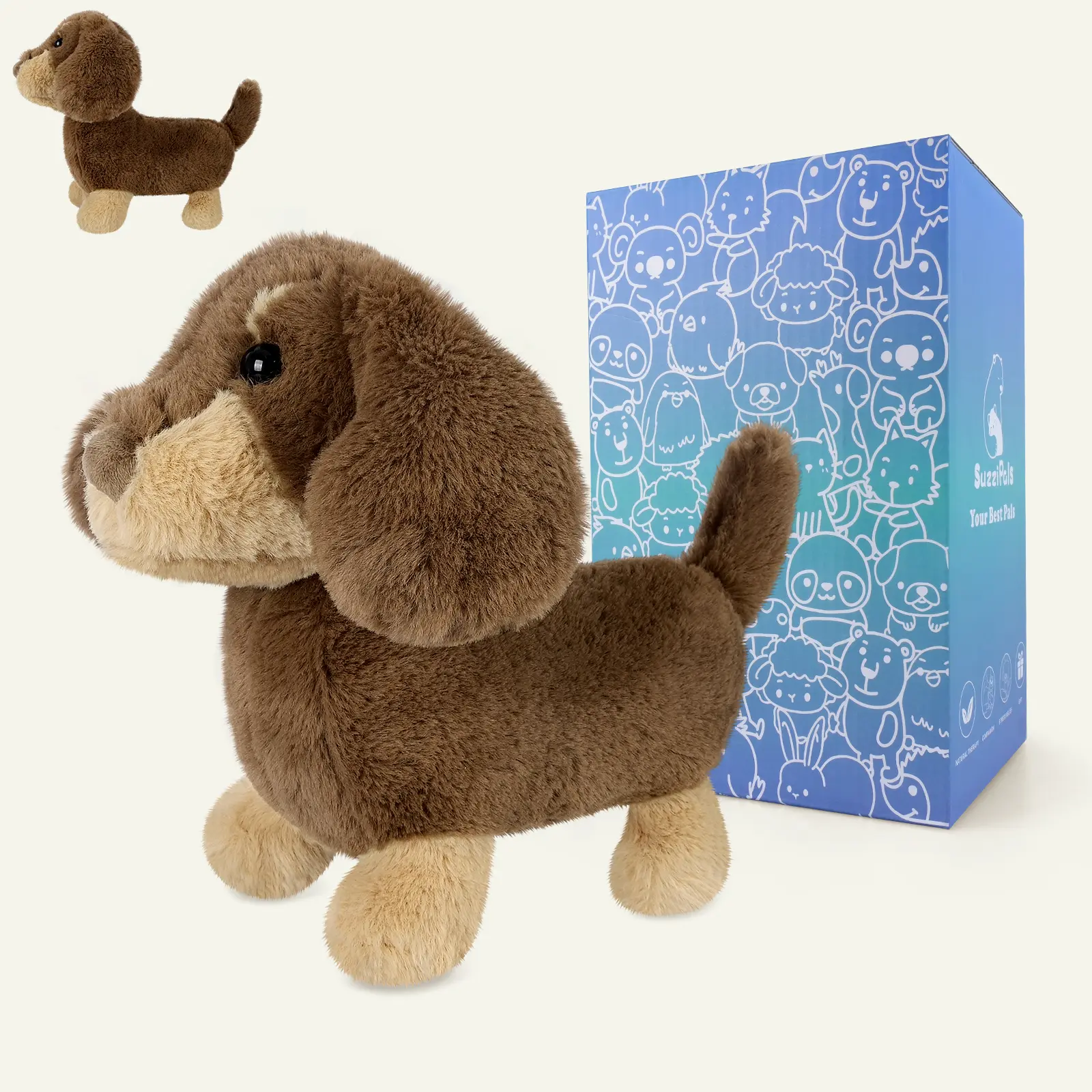 【New】9-in Dachshund Plush Heat Patch (1.57lb, Flaxseeds, Lavender), Heatable & Coolable Personal Care Pad for Period Relief, Cuddles with Best Friends & Girlfriends