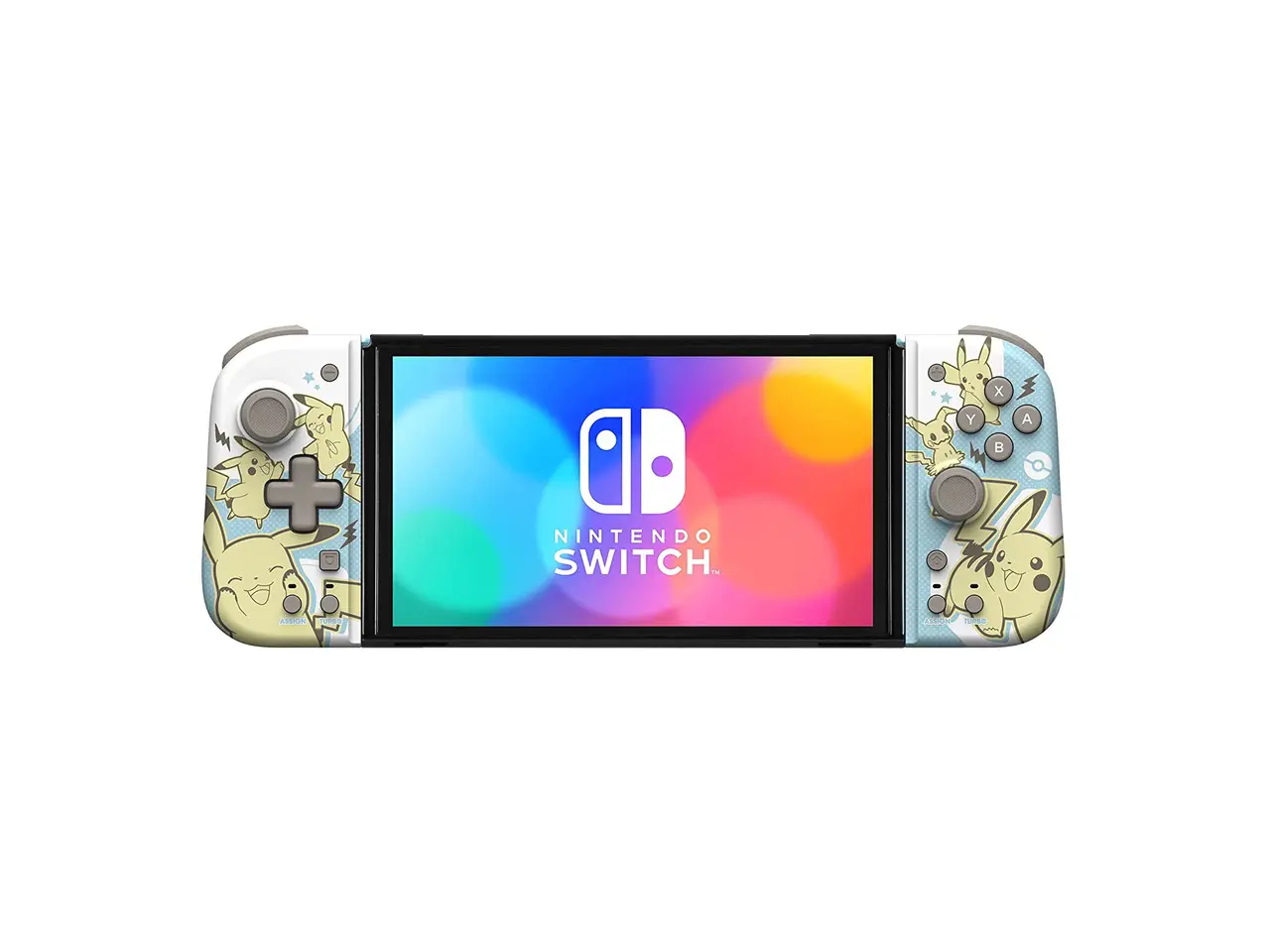 HORI Nintendo Switch Split Pad Compact Ergonomic Controller for Handheld Mode - Pikachu & Mimikyu Edition