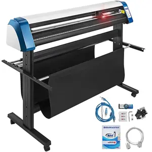 【Summervibes】VEVOR Vinyl Cutter 53 Inch Vinyl Cutter Machine Semi-Automatic DIY Vinyl Printer Cutter Machine Manual Positioning Sign Cutting with Floor Stand Signmaster Software