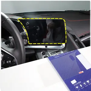 One-piece Tempered Glass Screen Protector Set for 2020-2025 Corvette C8 Car Navigation Screens Anti-corrosion Fading Protection