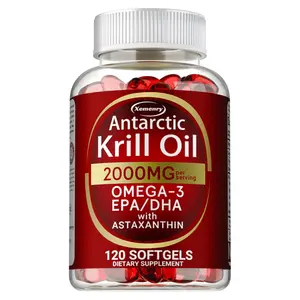 Antarctic Krill Oil - Omega-3 EPA, DHA, Astaxanthin, Anti Aging, Memory Support