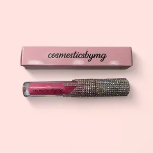 Cosmeticsbymg Lip Gloss Style Bebe - Pink Color with Sparkling Design by Cosmeticsbymg Brand