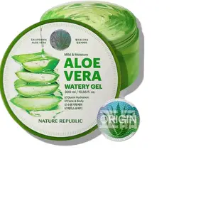 Nature Republic Aloe Vera Gel 300ml Mild Moisture Quick Hydration For Fast Absorption