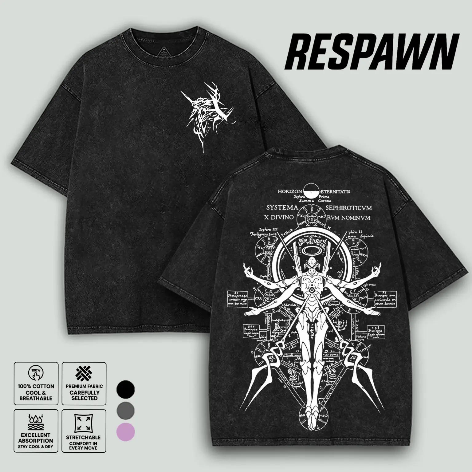 Neon Genesis Evangelion EVA-01 T-Shirt – Vintage Washed Unit-01