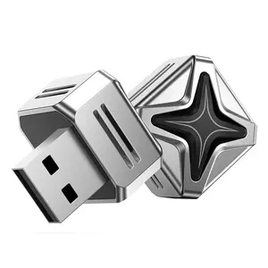 Wireless CarPlay Adapter 3In1 For iOS Android Compact Cube Intuitive Buttons Seamless Connectivity Easy Device Switching Car Accessories Digital Media Receiver