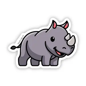 Blank Tag Co.® Rhino Waterproof Sticker