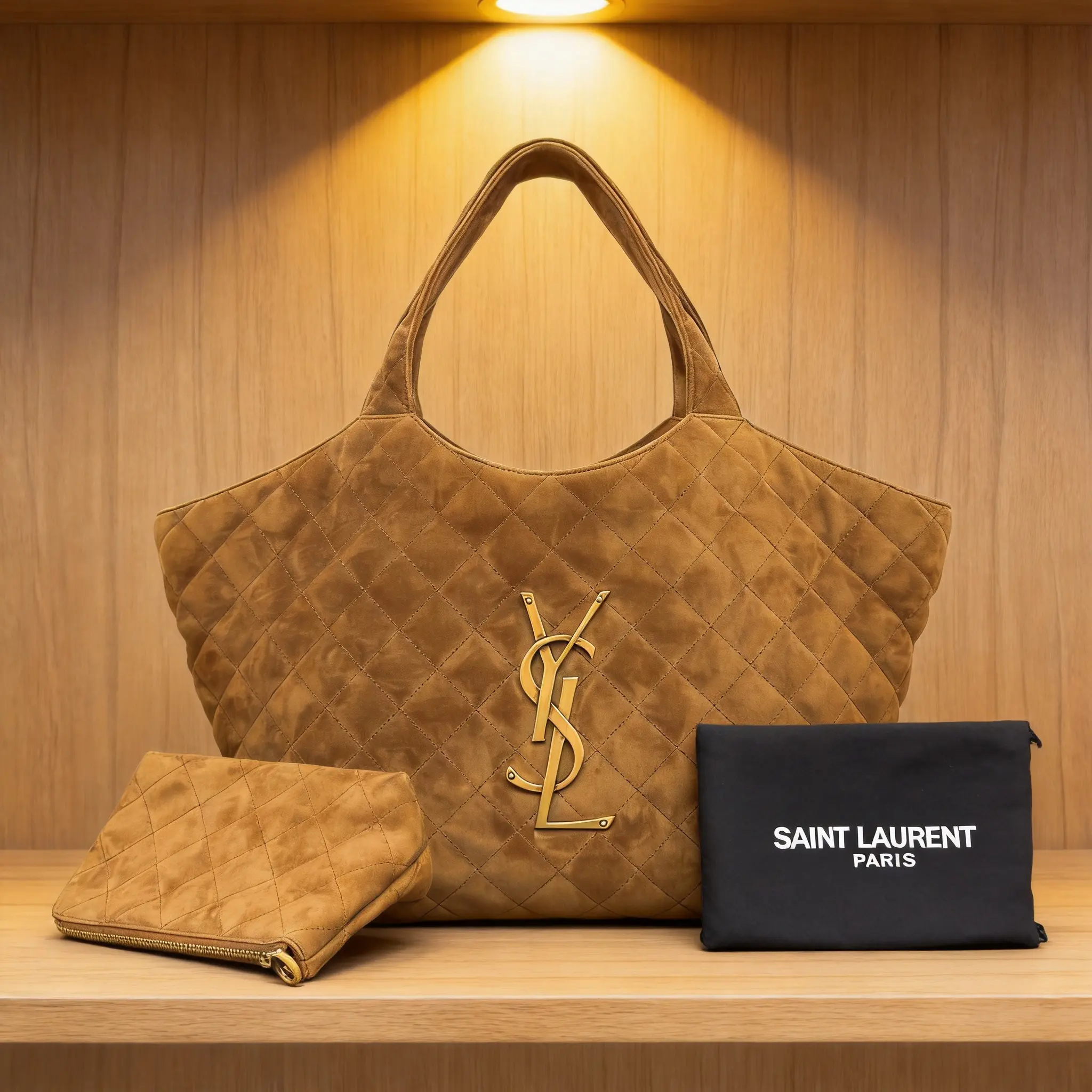 Pre-owned Yves Saint Laurent YSL Leather Shoulder Bag D0620528168