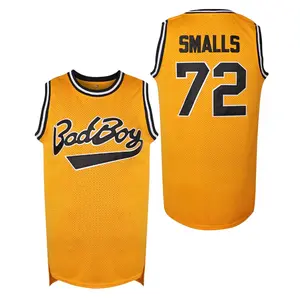 Men's Breathable Embroidery Basketball Jersey, Vintage Badboy #72 Round Neck Sleeveless Uniform Basketball Shirt For Training