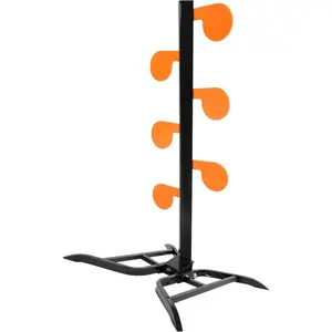 6" NP550 Dueling Tree Target Kit, Orange Steel Paddle for Pistol and Rimfire Training Shooting Sports Competition